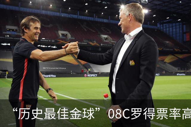 “历史最佳金球”08C罗得票率高达62% 媒体称梅西8座金球分票所致